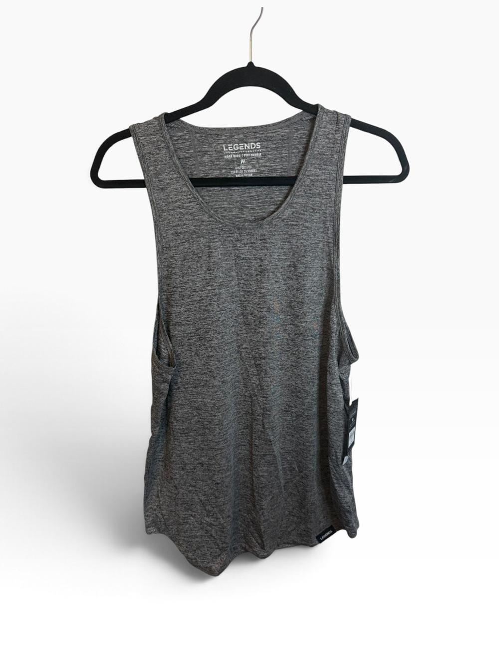 NWT Legends Black Heather Enzo Tank